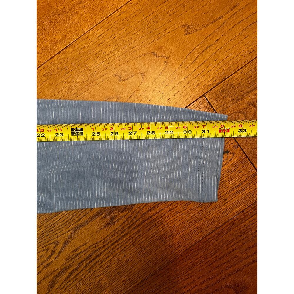 Travis Mathew Mens XL Blue Striped 1/4 Zip Lightweight Golf Stretch Casual Shirt - Picture 9 of 12